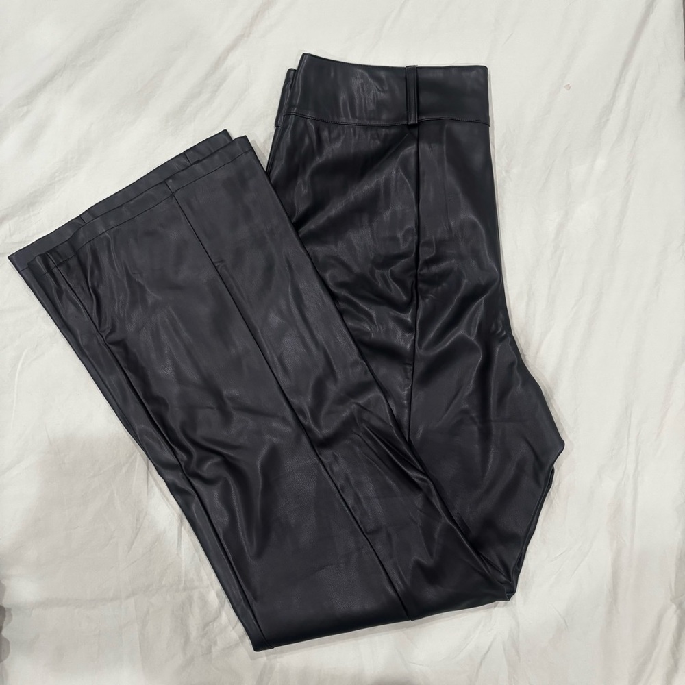 Fashion to Figure Black Faux Leather Pants